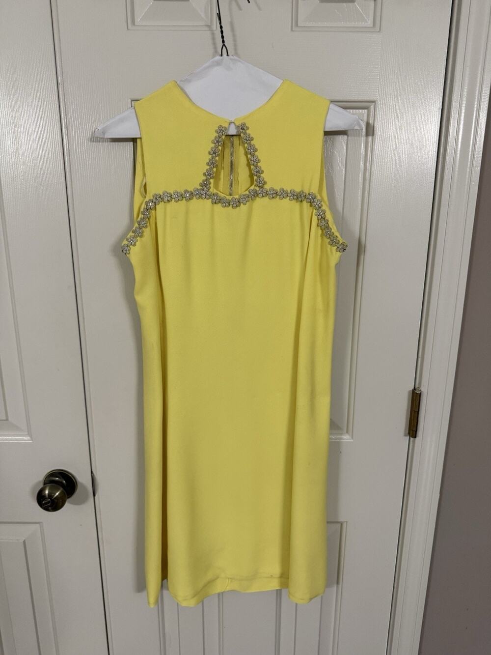 Suzy Perette Lemon Yellow Vintage 1960s Shift Dress 8